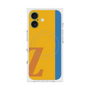 プレミアムスクエアケース with MagSafe［ オリジナル - initial color line - Z orange ］