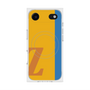 プレミアムスクエアケース with MagSafe［ オリジナル - initial color line - Z orange ］