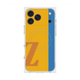 プレミアムスクエアケース with MagSafe［ オリジナル - initial color line - Z orange ］