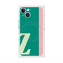 プレミアムスクエアケース with MagSafe［ オリジナル - initial color line - Z green ］