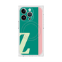 プレミアムスクエアケース with MagSafe［ オリジナル - initial color line - Z green ］