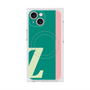プレミアムスクエアケース with MagSafe［ オリジナル - initial color line - Z green ］