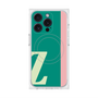 プレミアムスクエアケース with MagSafe［ オリジナル - initial color line - Z green ］