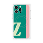 プレミアムスクエアケース with MagSafe［ オリジナル - initial color line - Z green ］