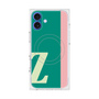 プレミアムスクエアケース with MagSafe［ オリジナル - initial color line - Z green ］