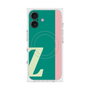 プレミアムスクエアケース with MagSafe［ オリジナル - initial color line - Z green ］