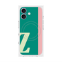 プレミアムスクエアケース with MagSafe［ オリジナル - initial color line - Z green ］