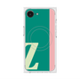 プレミアムスクエアケース with MagSafe［ オリジナル - initial color line - Z green ］