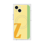プレミアムスクエアケース with MagSafe［ オリジナル - initial color line - Z yellow ］