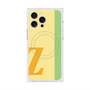 プレミアムスクエアケース with MagSafe［ オリジナル - initial color line - Z yellow ］