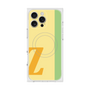 プレミアムスクエアケース with MagSafe［ オリジナル - initial color line - Z yellow ］