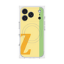 プレミアムスクエアケース with MagSafe［ オリジナル - initial color line - Z yellow ］