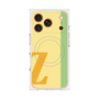 プレミアムスクエアケース with MagSafe［ オリジナル - initial color line - Z yellow ］