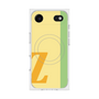 プレミアムスクエアケース with MagSafe［ オリジナル - initial color line - Z yellow ］