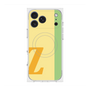 プレミアムスクエアケース with MagSafe［ オリジナル - initial color line - Z yellow ］