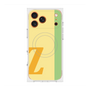 プレミアムスクエアケース with MagSafe［ オリジナル - initial color line - Z yellow ］