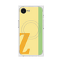 プレミアムスクエアケース with MagSafe［ オリジナル - initial color line - Z yellow ］