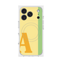 プレミアムスクエアケース with MagSafe［ オリジナル - initial color line - A yellow ］