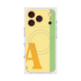 プレミアムスクエアケース with MagSafe［ オリジナル - initial color line - A yellow ］