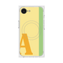 プレミアムスクエアケース with MagSafe［ オリジナル - initial color line - A yellow ］