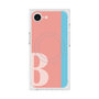 プレミアムスクエアケース with MagSafe［ オリジナル - initial color line - B pink ］