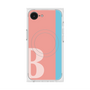 プレミアムスクエアケース with MagSafe［ オリジナル - initial color line - B pink ］