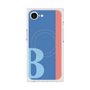 プレミアムスクエアケース with MagSafe［ オリジナル - initial color line - B blue ］