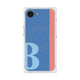 プレミアムスクエアケース with MagSafe［ オリジナル - initial color line - B blue ］