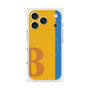 プレミアムスクエアケース with MagSafe［ オリジナル - initial color line - B orange ］