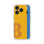 プレミアムスクエアケース with MagSafe［ オリジナル - initial color line - B orange ］