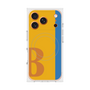プレミアムスクエアケース with MagSafe［ オリジナル - initial color line - B orange ］