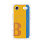 プレミアムスクエアケース with MagSafe［ オリジナル - initial color line - B orange ］