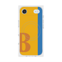 プレミアムスクエアケース with MagSafe［ オリジナル - initial color line - B orange ］