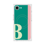 プレミアムスクエアケース with MagSafe［ オリジナル - initial color line - B green ］