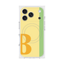 プレミアムスクエアケース with MagSafe［ オリジナル - initial color line - B yellow ］