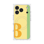 プレミアムスクエアケース with MagSafe［ オリジナル - initial color line - B yellow ］