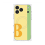 プレミアムスクエアケース with MagSafe［ オリジナル - initial color line - B yellow ］
