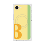 プレミアムスクエアケース with MagSafe［ オリジナル - initial color line - B yellow ］