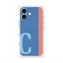 プレミアムスクエアケース with MagSafe［ オリジナル - initial color line - C blue ］