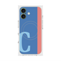プレミアムスクエアケース with MagSafe［ オリジナル - initial color line - C blue ］