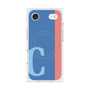 プレミアムスクエアケース with MagSafe［ オリジナル - initial color line - C blue ］