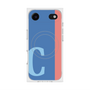 プレミアムスクエアケース with MagSafe［ オリジナル - initial color line - C blue ］
