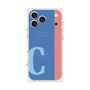 プレミアムスクエアケース with MagSafe［ オリジナル - initial color line - C blue ］
