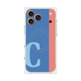 プレミアムスクエアケース with MagSafe［ オリジナル - initial color line - C blue ］