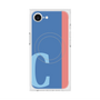 プレミアムスクエアケース with MagSafe［ オリジナル - initial color line - C blue ］