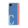 プレミアムスクエアケース with MagSafe［ オリジナル - initial color line - C blue ］