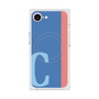 プレミアムスクエアケース with MagSafe［ オリジナル - initial color line - C blue ］