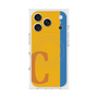 プレミアムスクエアケース with MagSafe［ オリジナル - initial color line - C orange ］