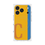 プレミアムスクエアケース with MagSafe［ オリジナル - initial color line - C orange ］