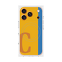 プレミアムスクエアケース with MagSafe［ オリジナル - initial color line - C orange ］